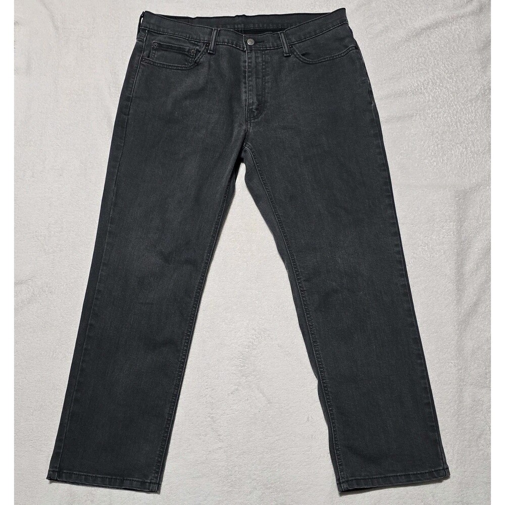 Levis 541 Jeans Men's Size 36X30 Black Wash Athletic Taper Fit Denim Pants